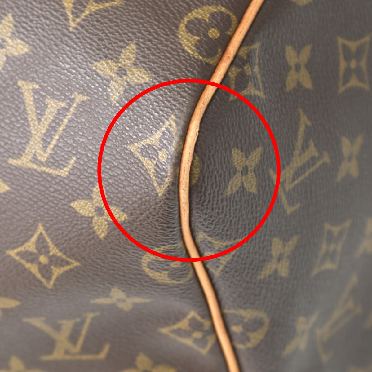 LOUIS VUITTON Boston Duffel bag M41424 Monogram canvas Brown Monogram Keepall 55