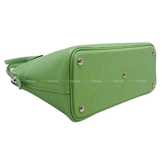 HERMES Shoulder bag Bolide27 Vert criquet Veau Epsom Silver HW Stamp