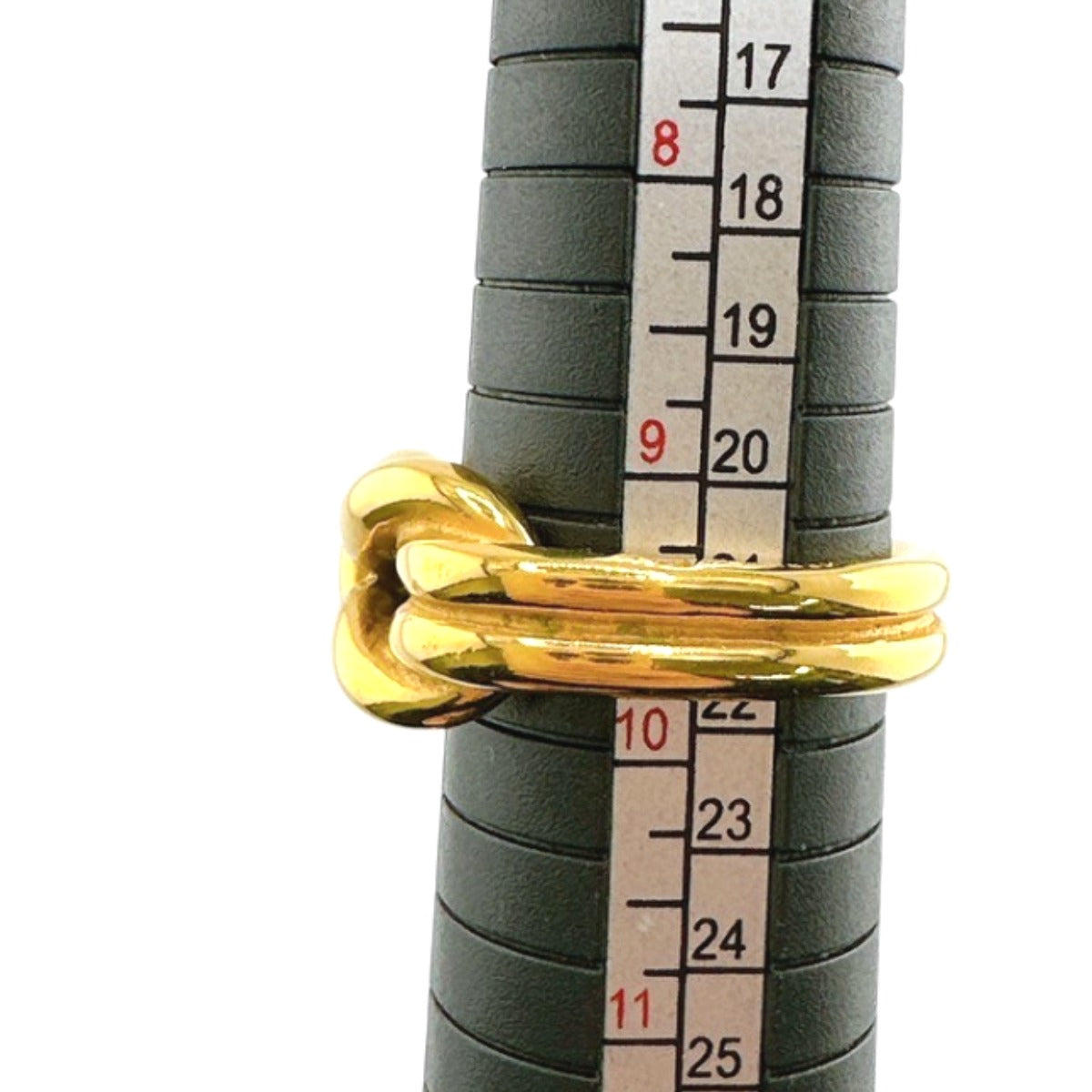 HERMES Scarf ring Gold Plated gold Scarf ring Head Women Used