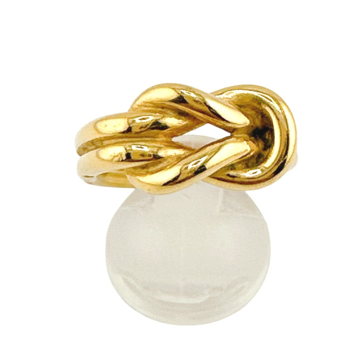 HERMES Scarf ring Gold Plated gold Scarf ring Head Women Used