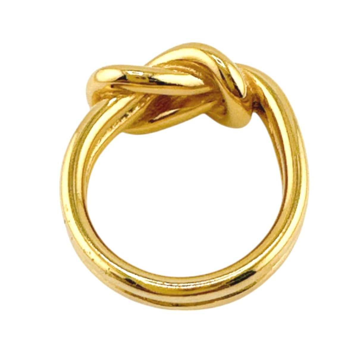 HERMES Scarf ring Gold Plated gold Scarf ring Head Women Used