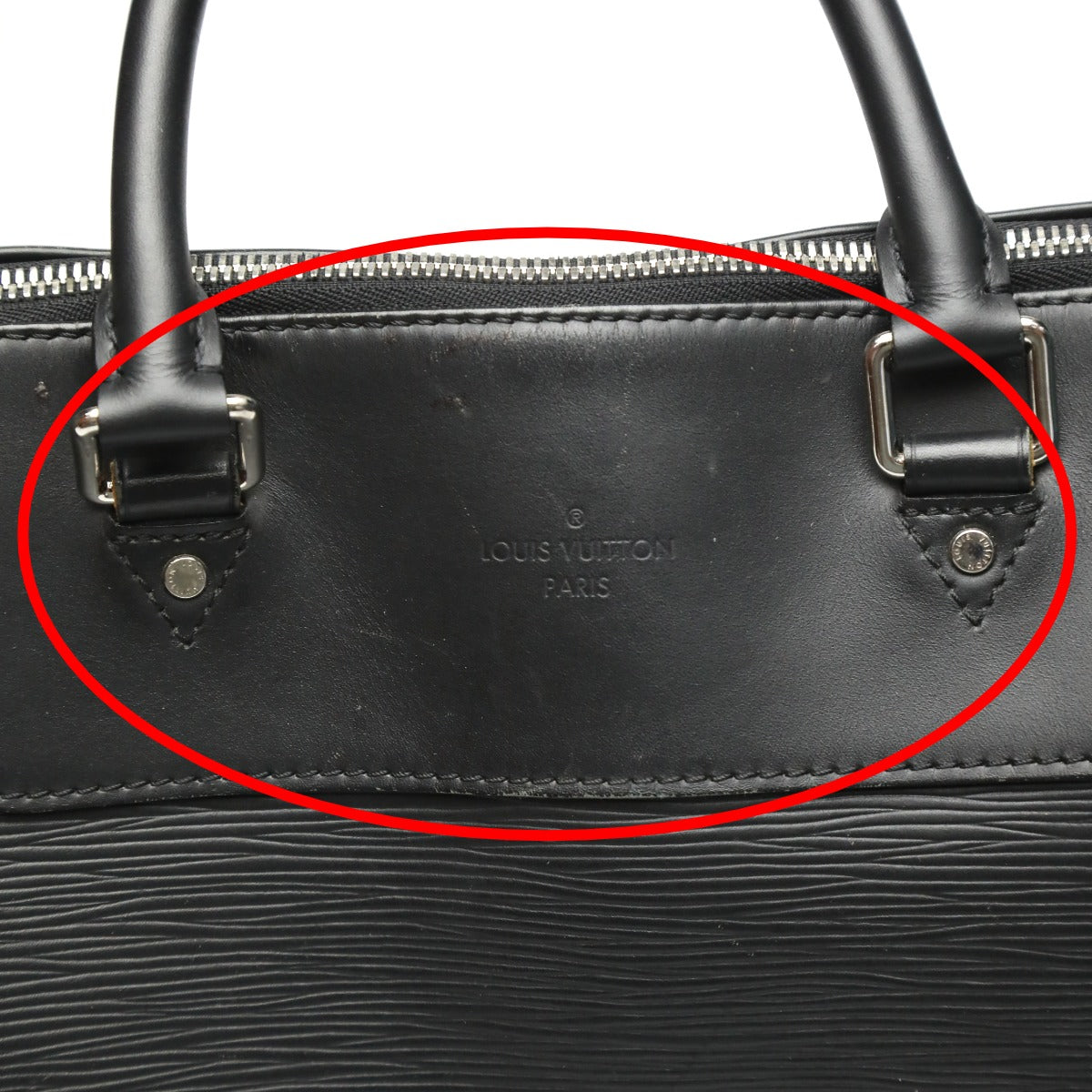 LOUIS VUITTON Business bag M50163 Noir Epi Porte Documan Jules