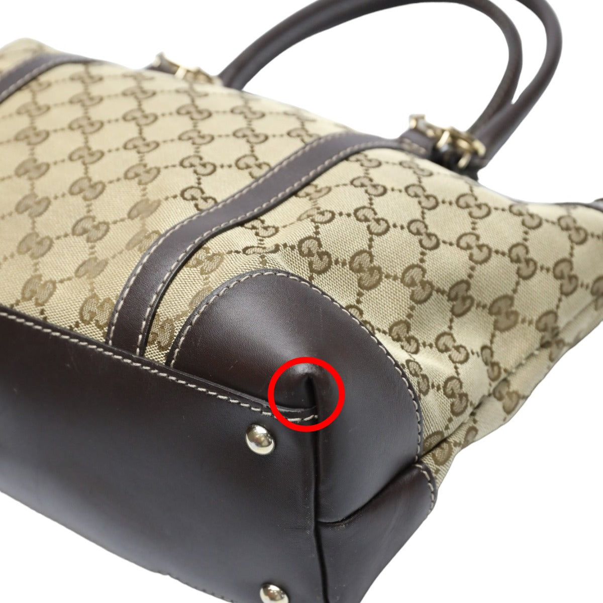 GUCCI Tote Bag 257069 GG canvas beige Handbag GG pattern canvas unisex(Unisex) Used