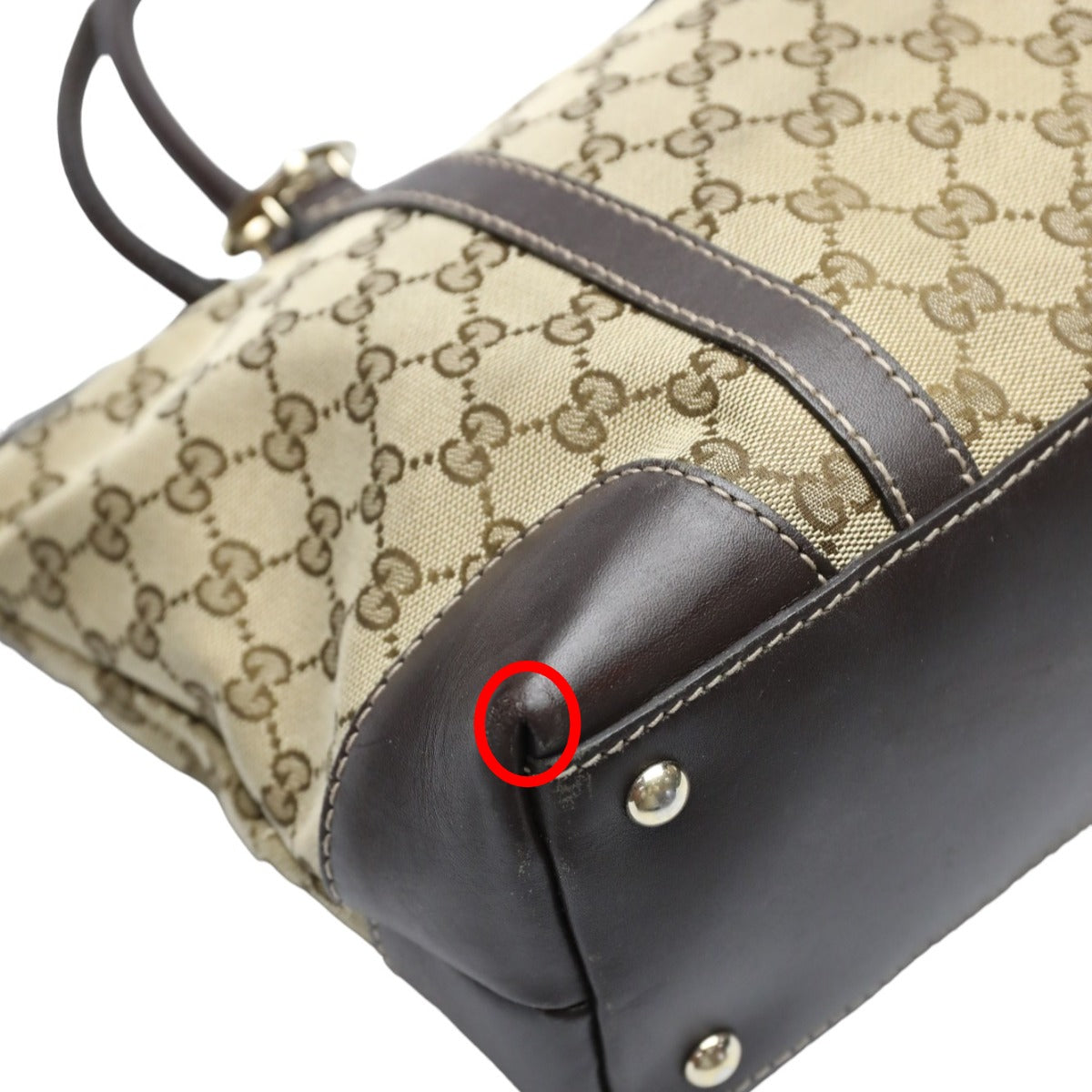 GUCCI Tote Bag 257069 GG canvas beige Handbag GG pattern canvas unisex(Unisex) Used