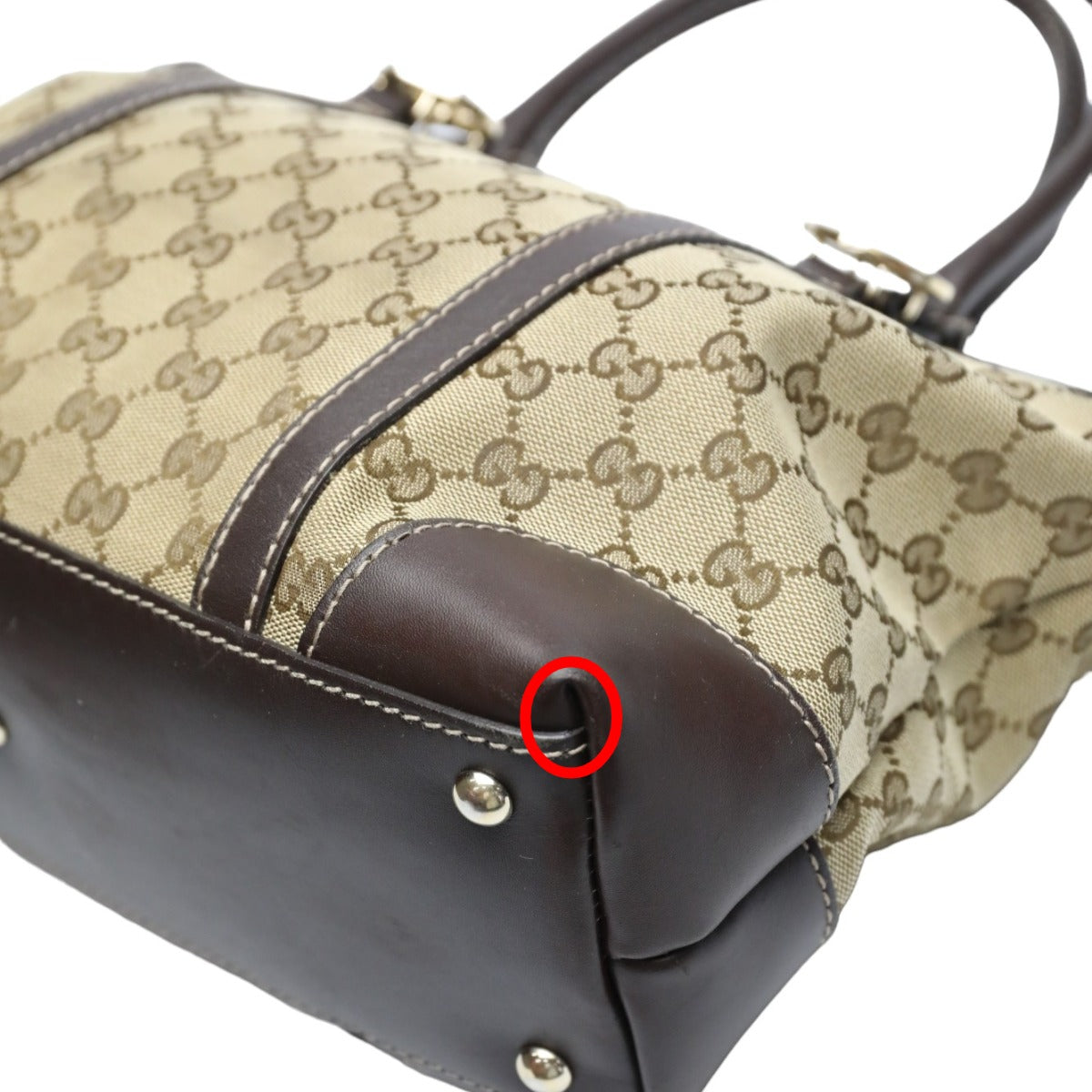 GUCCI Tote Bag 257069 GG canvas beige Handbag GG pattern canvas unisex(Unisex) Used