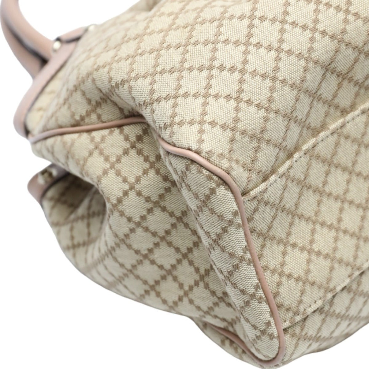 GUCCI Tote Bag 211944 GG canvas beige Handbag Diamante canvas Women Used