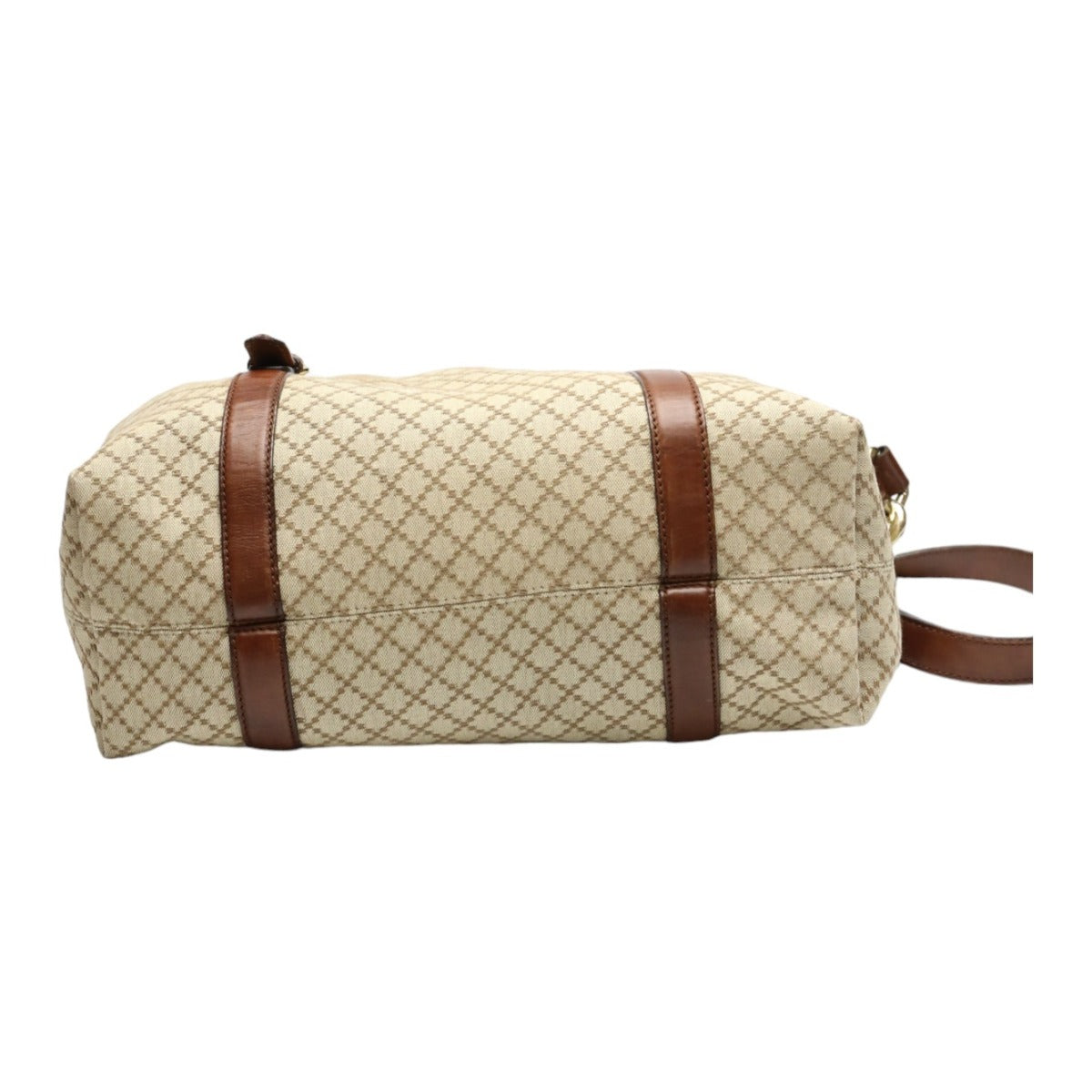 GUCCI Tote Bag 282346 canvas Antique brown 2WAYShoulder Bag Diamante Women Used