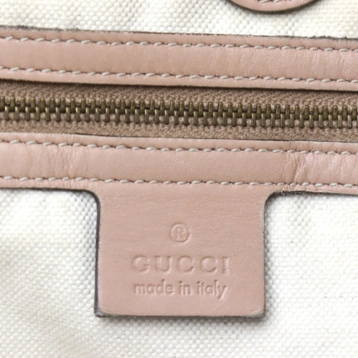 GUCCI Tote Bag 269951 GG canvas, leather beige Handbag GG pattern scarlet Women Used