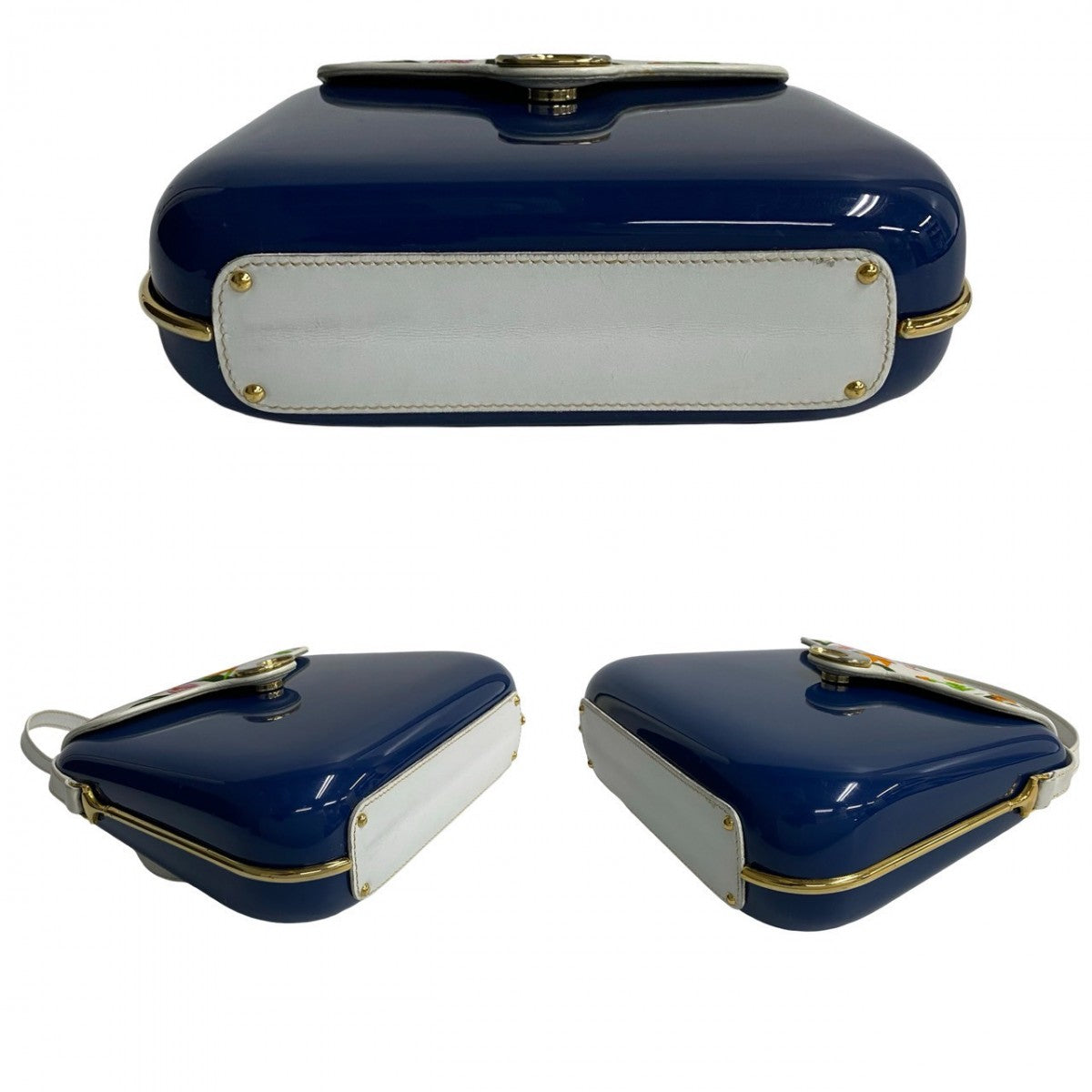 GUCCI Shoulder Bag plastic blue