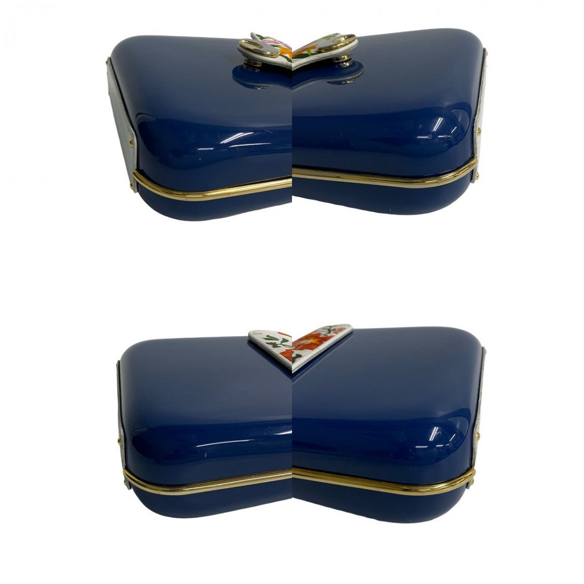 GUCCI Shoulder Bag plastic blue