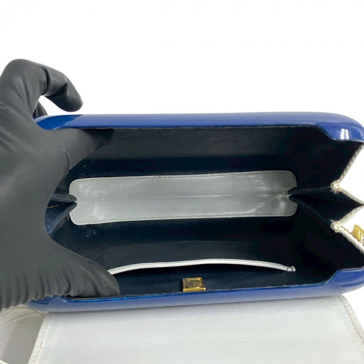 GUCCI Shoulder Bag plastic blue