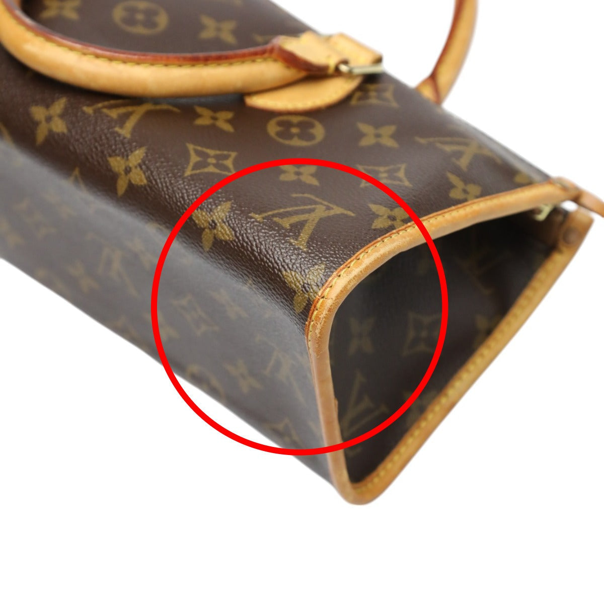 LOUIS VUITTON Handbag M40009 Monogram canvas Brown Handbag Monogram Popan cool Women Used