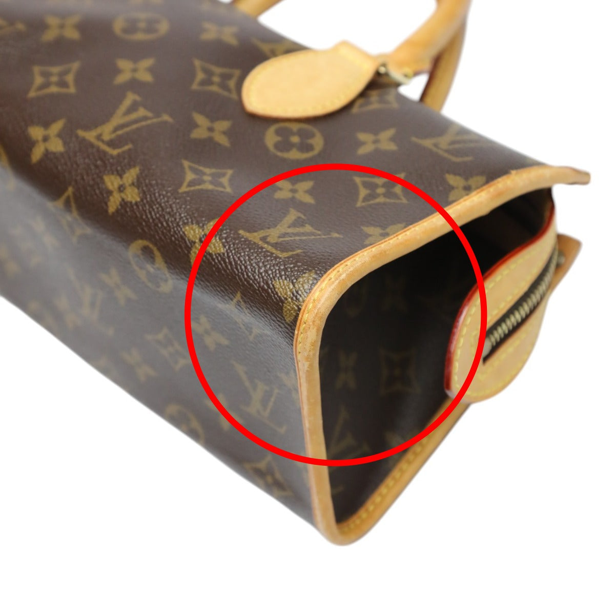 LOUIS VUITTON Handbag M40009 Monogram canvas Brown Handbag Monogram Popan cool Women Used