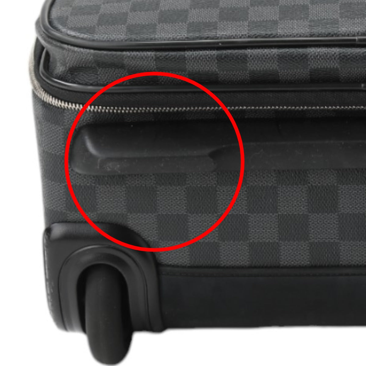 LOUIS VUITTON Carry Bag N23300 Damier Grafitto Canvas gray Travel bag on casters Damier Pegas 55 unisex(Unisex) Used