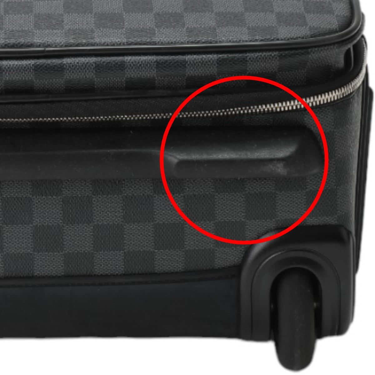 LOUIS VUITTON Carry Bag N23300 Damier Grafitto Canvas gray Travel bag on casters Damier Pegas 55 unisex(Unisex) Used