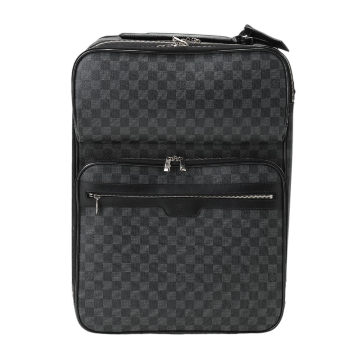 LOUIS VUITTON Carry Bag N23300 Damier Grafitto Canvas gray Travel bag on casters Damier Pegas 55 unisex(Unisex) Used