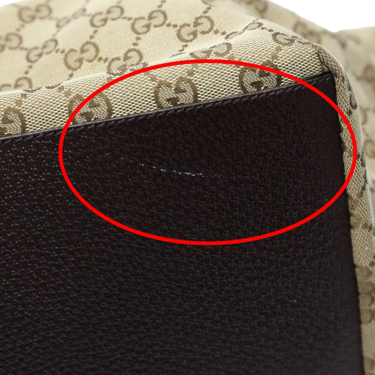 GUCCI Tote Bag 131230 GG canvas GG canvas beige Handbag GG canvas Women Used