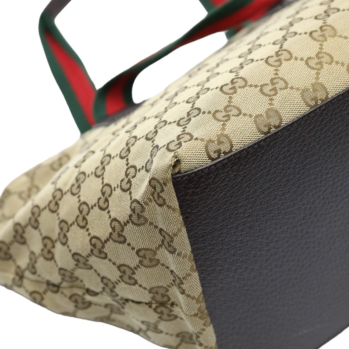 GUCCI Tote Bag 131230 GG canvas GG canvas beige Handbag GG canvas Women Used
