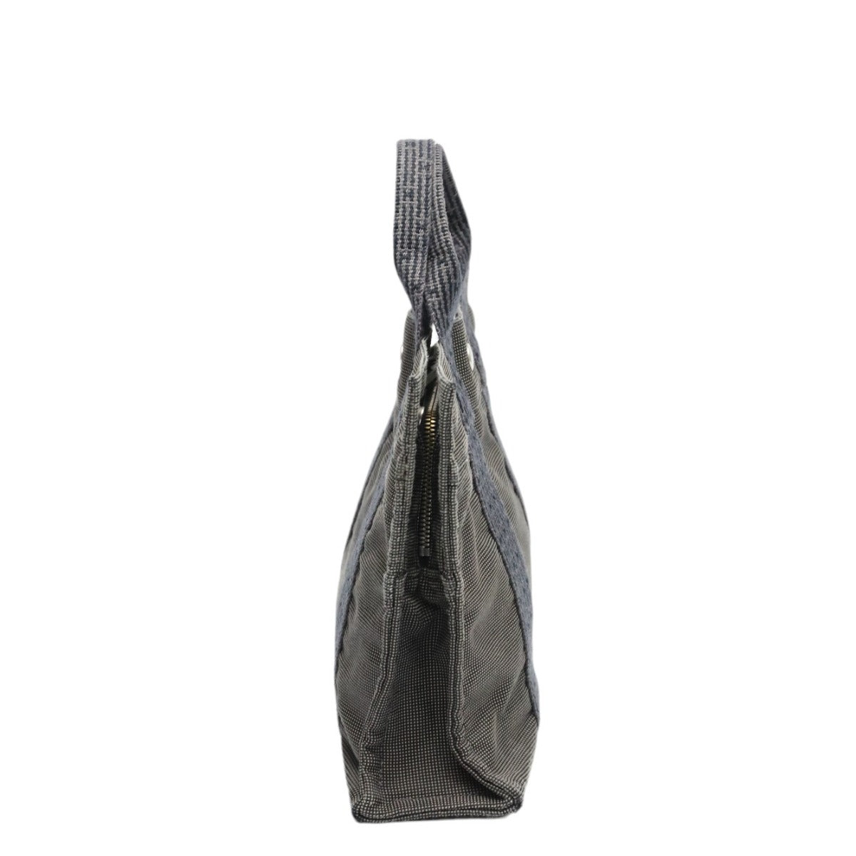 HERMES Handbag canvas gray Handbag Fool Toe PM mens(Unisex) Used