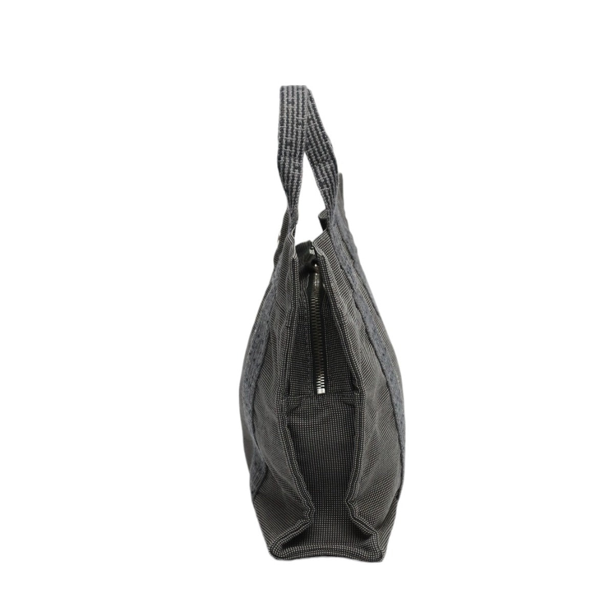 HERMES Handbag canvas gray Handbag Her Line unisex(Unisex) Used