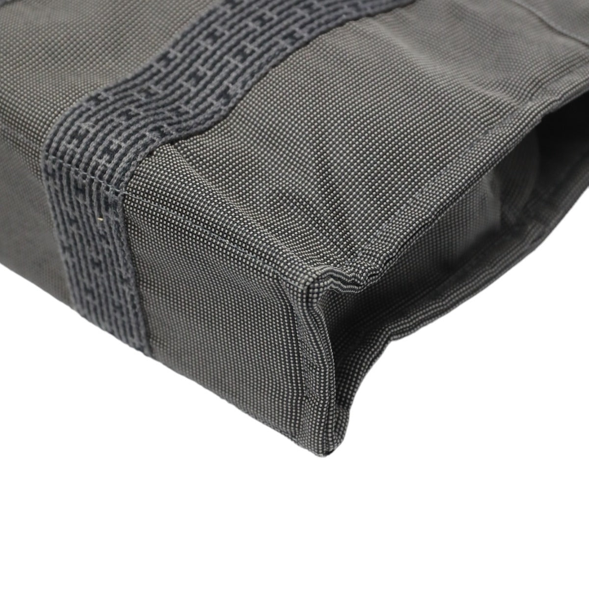 HERMES Handbag canvas gray Handbag Her Line unisex(Unisex) Used