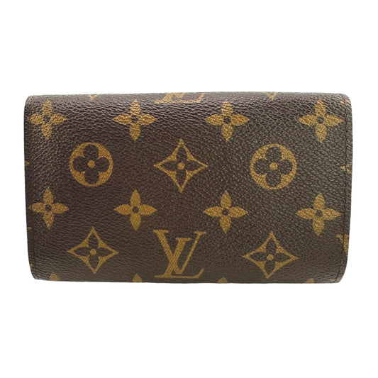 LOUIS VUITTON Bifold Wallet M61736 Monogram canvas Brown Monogram Porto Monevier Tresor