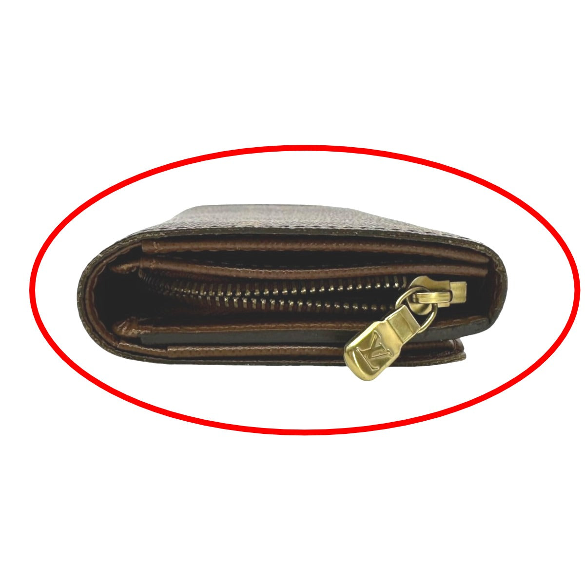 LOUIS VUITTON Bifold Wallet M61736 Monogram canvas Brown Monogram Porto Monevier Tresor