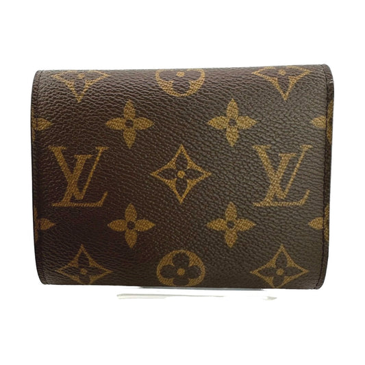 LOUIS VUITTON Coin case M41938 Monogram canvas Fuchsia Coin purse with Card Case Monogram Portefeuille Victorine Women Used