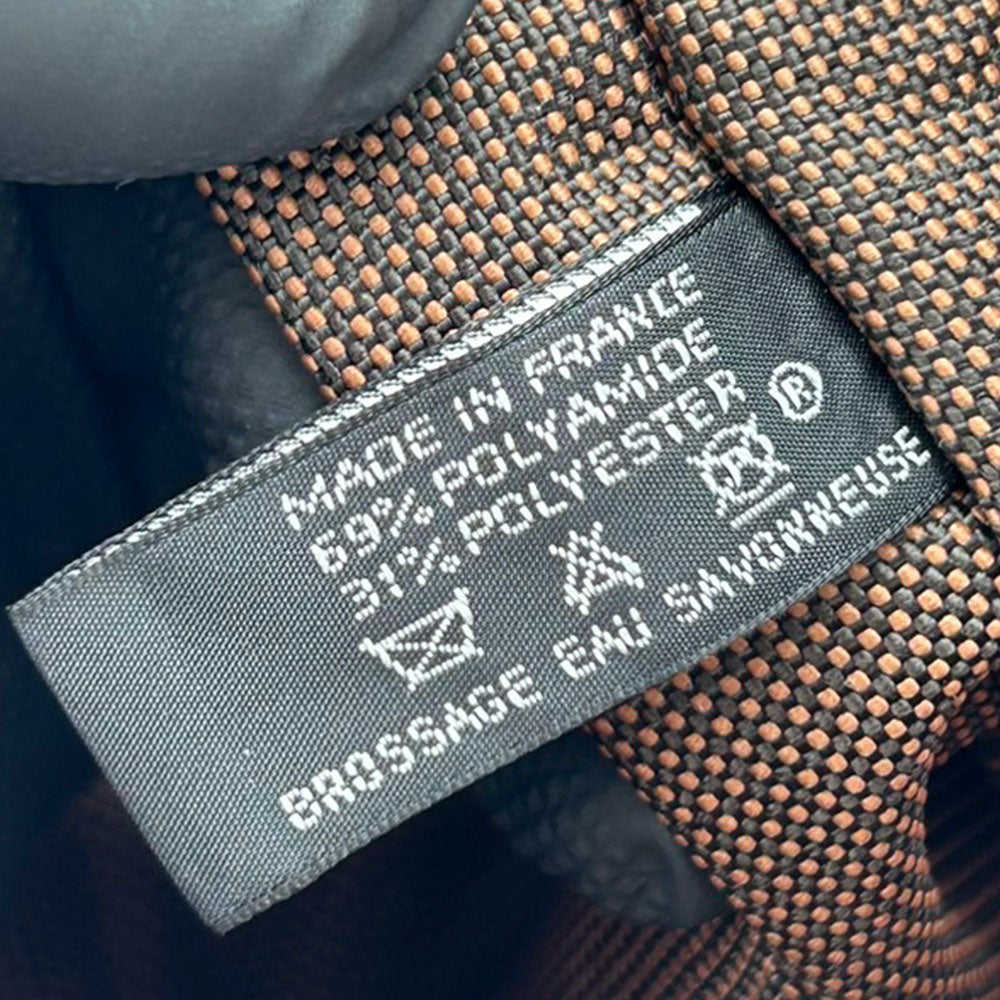 HERMES Shoulder Bag canvas Brown Her Line Bassus PM unisex(Unisex) Used