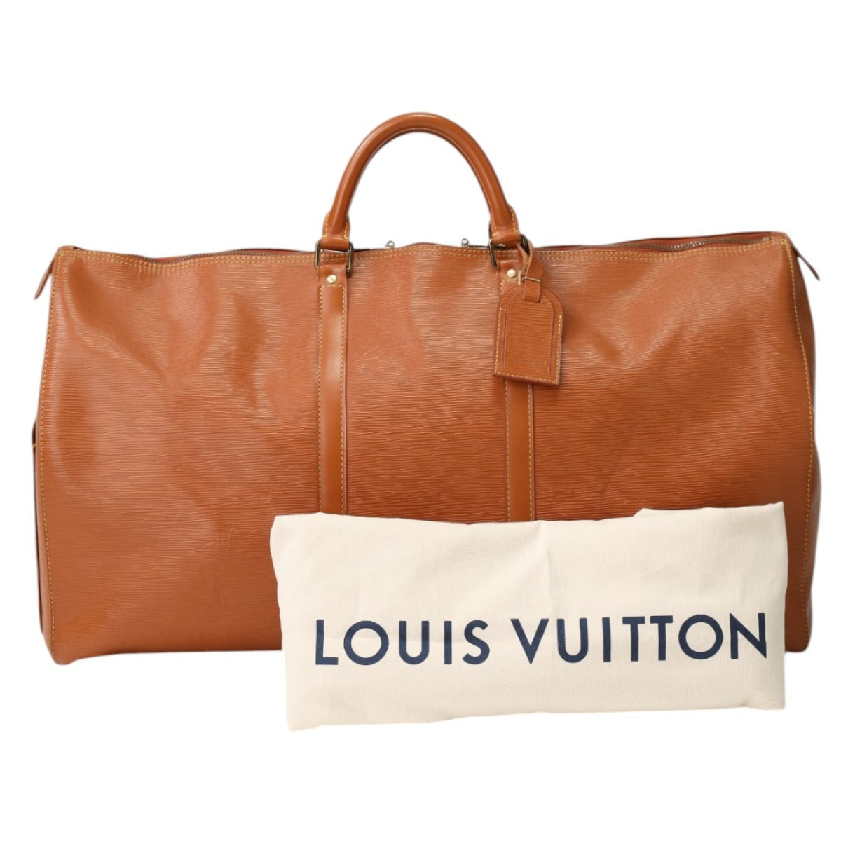 LOUIS VUITTON Boston Duffel bag M42943 Epi Leather Kenya Brown Epi Keepall 60