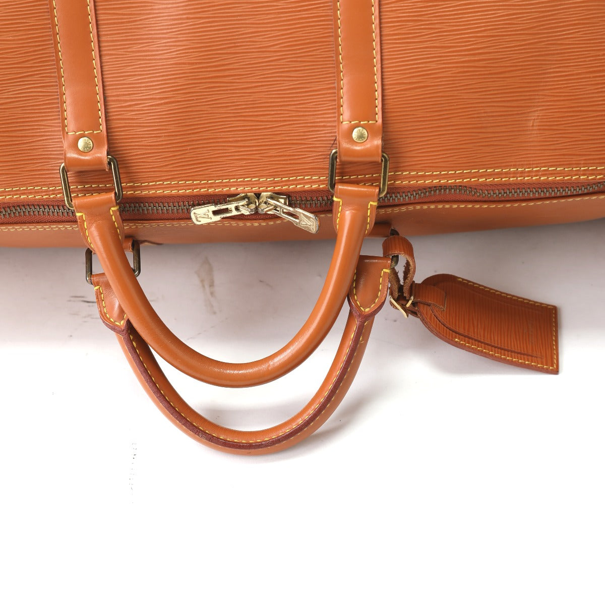 LOUIS VUITTON Boston Duffel bag M42943 Epi Leather Kenya Brown Epi Keepall 60