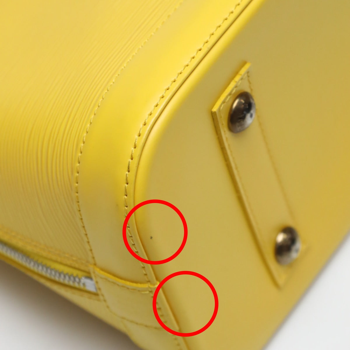 LOUIS VUITTON Handbag M40619 Epi Leather citron Epi Alma