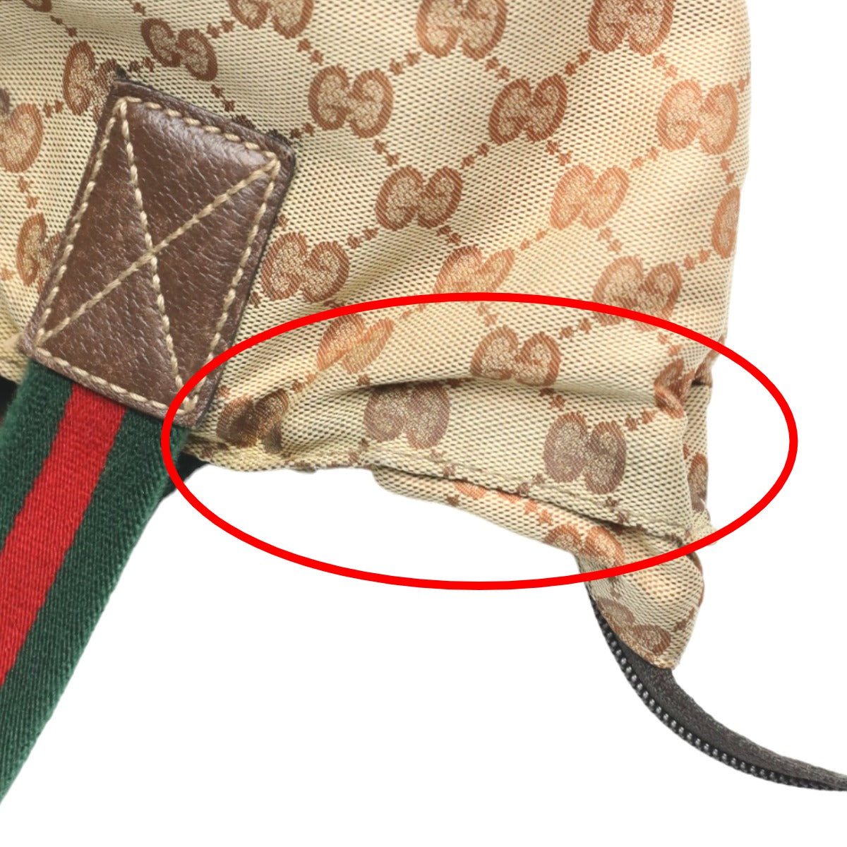 GUCCI Handbag 131228 GG canvas beige Tote Bag Sherry line Women Used