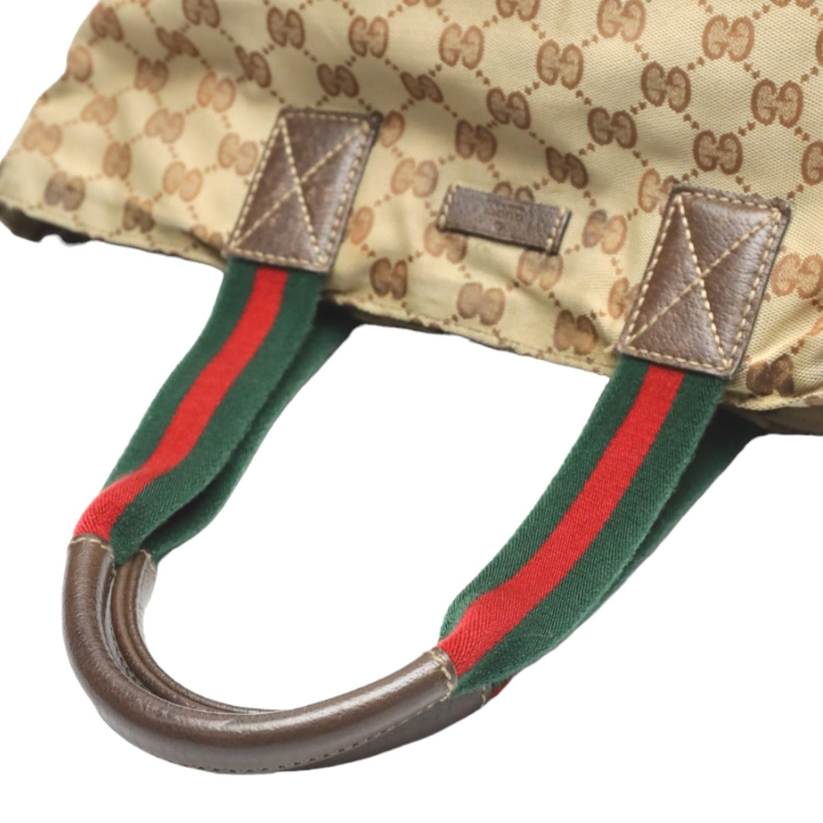 GUCCI Handbag 131228 GG canvas beige Tote Bag Sherry line Women Used