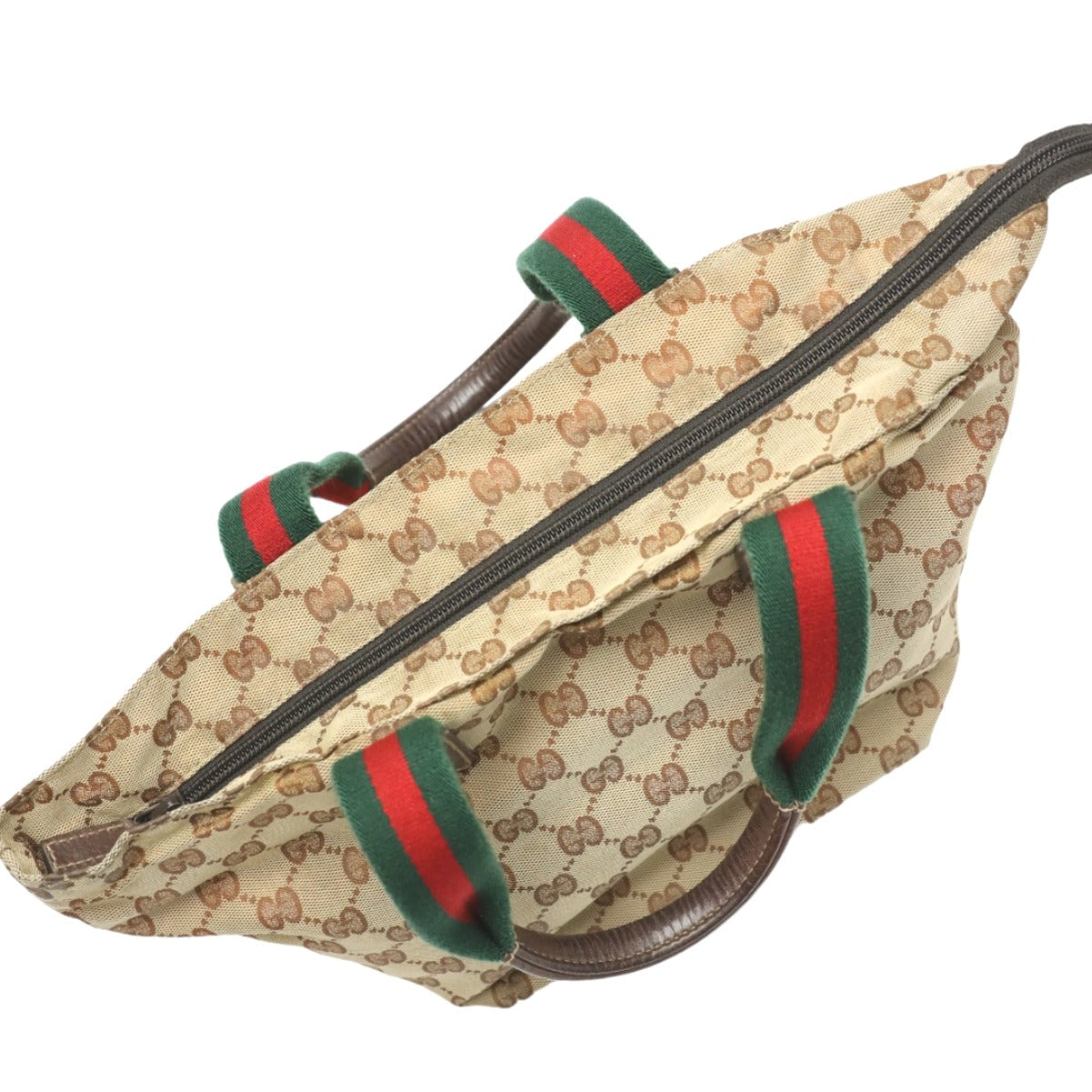 GUCCI Handbag 131228 GG canvas beige Tote Bag Sherry line Women Used