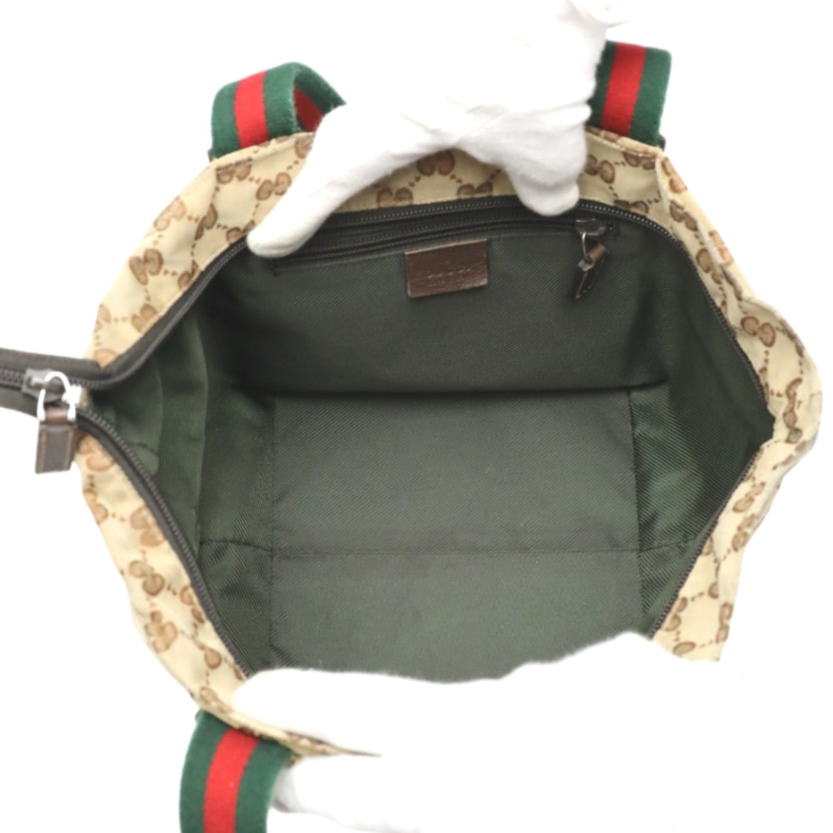 GUCCI Handbag 131228 GG canvas beige Tote Bag Sherry line Women Used