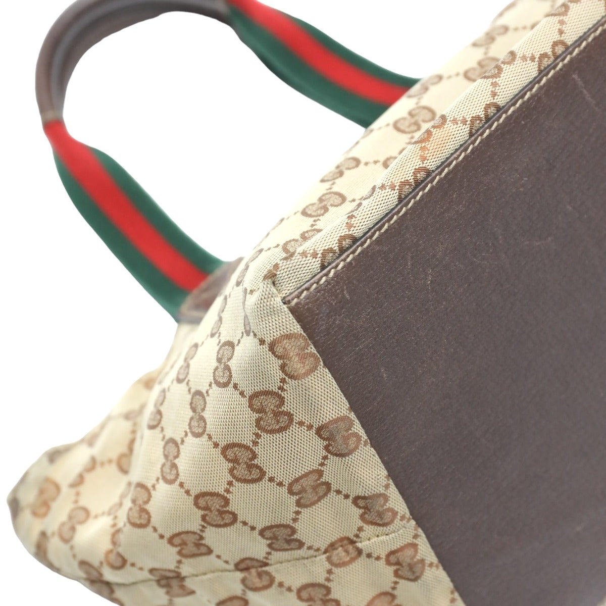 GUCCI Handbag 131228 GG canvas beige Tote Bag Sherry line Women Used