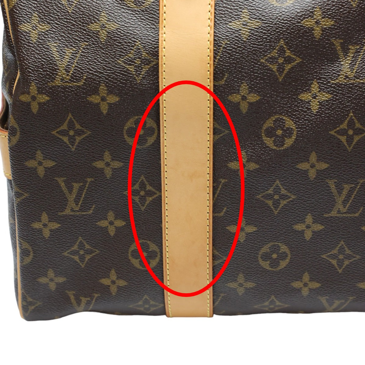 LOUIS VUITTON Boston Duffel bag M40074 Monogram canvas Brown Monogram Carryall