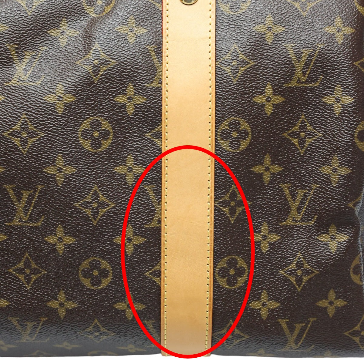 LOUIS VUITTON Boston Duffel bag M40074 Monogram canvas Brown Monogram Carryall