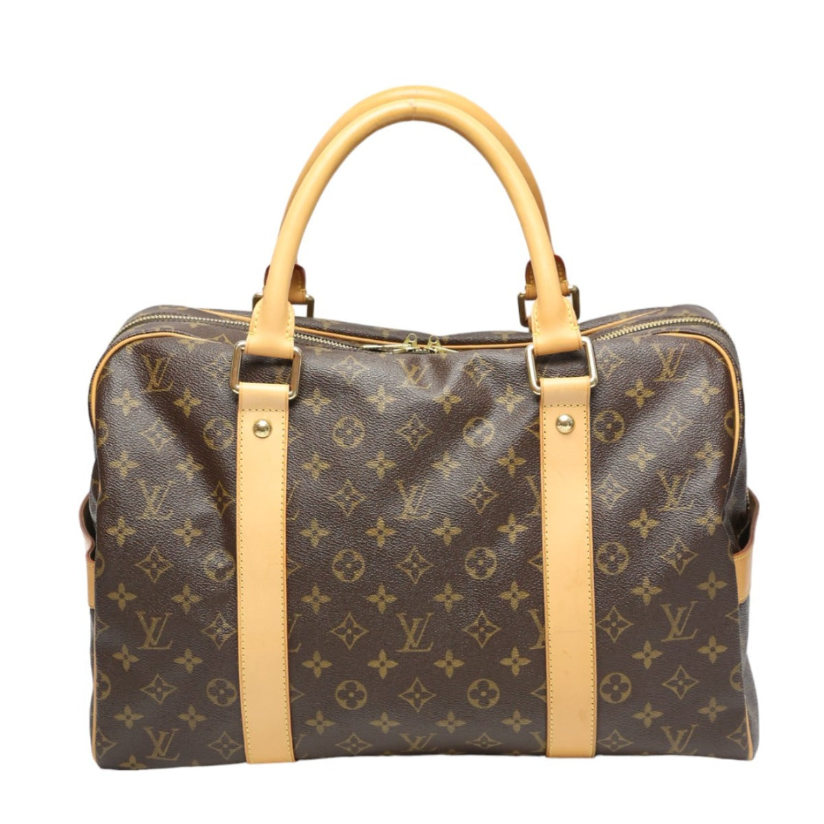 LOUIS VUITTON Boston Duffel bag M40074 Monogram canvas Brown Monogram Carryall