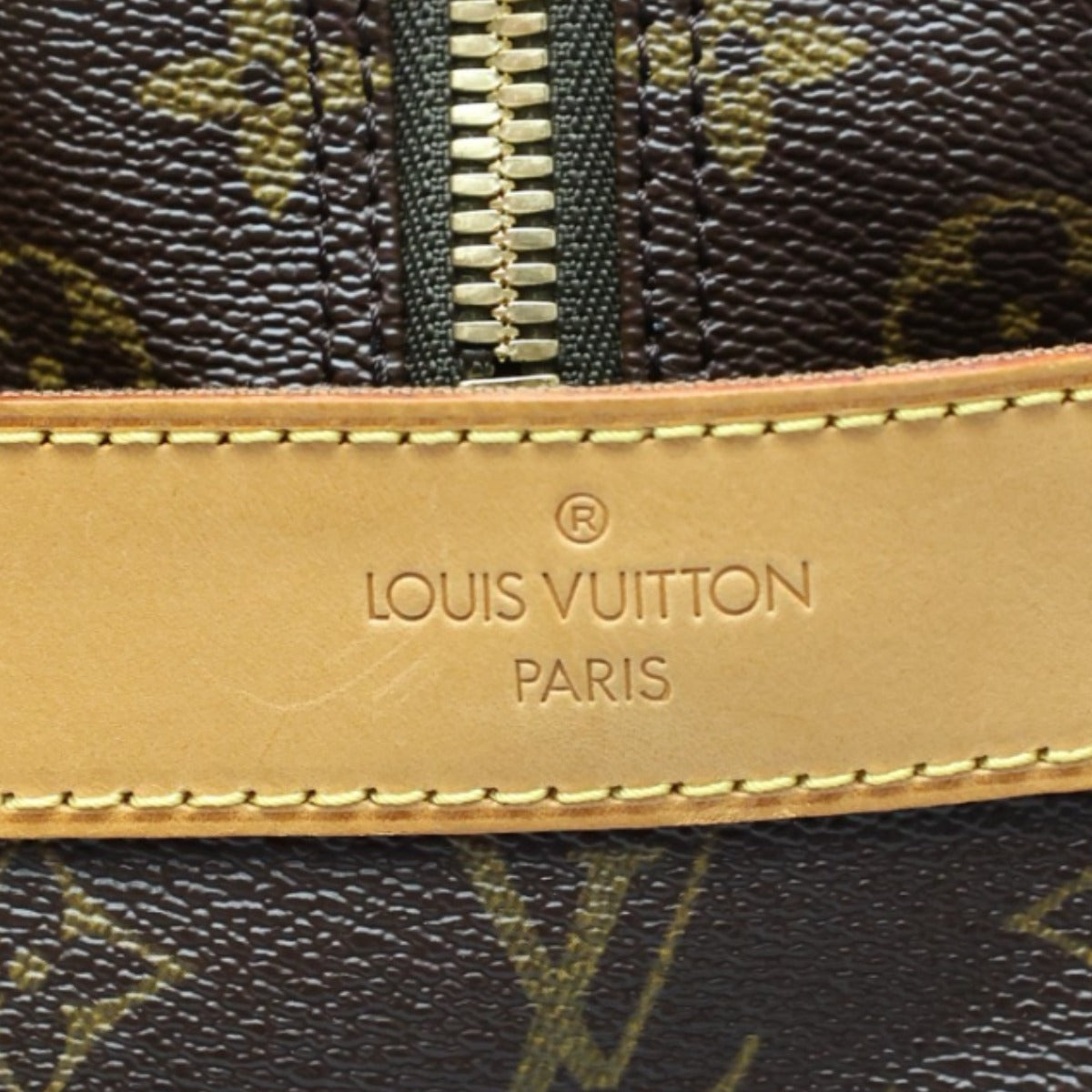 LOUIS VUITTON Boston Duffel bag M40074 Monogram canvas Brown Monogram Carryall
