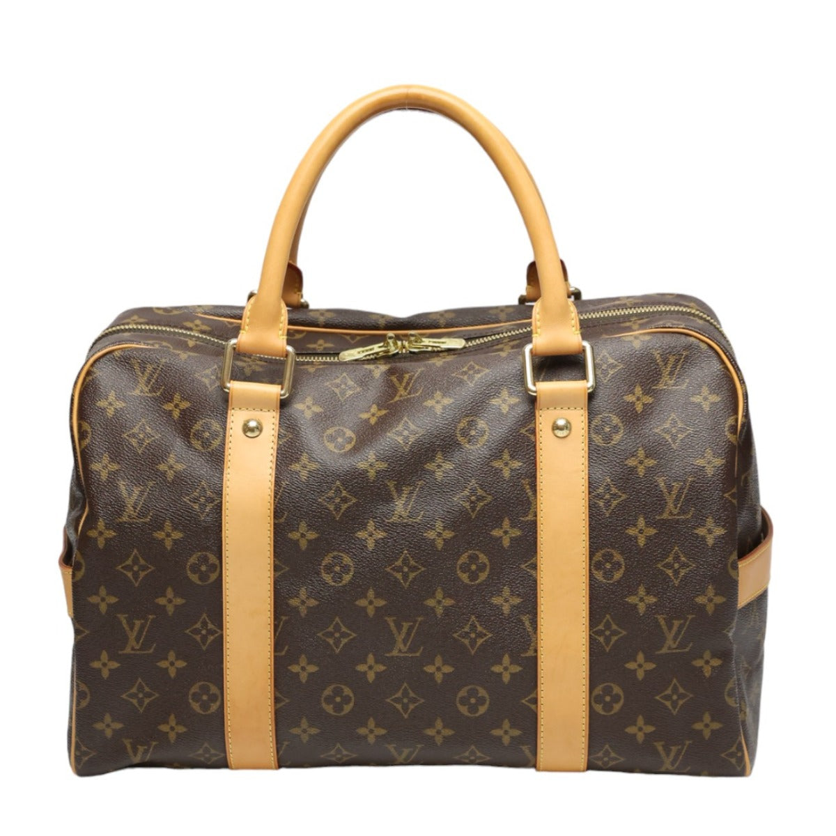 LOUIS VUITTON Boston Duffel bag M40074 Monogram canvas Brown Monogram Carryall