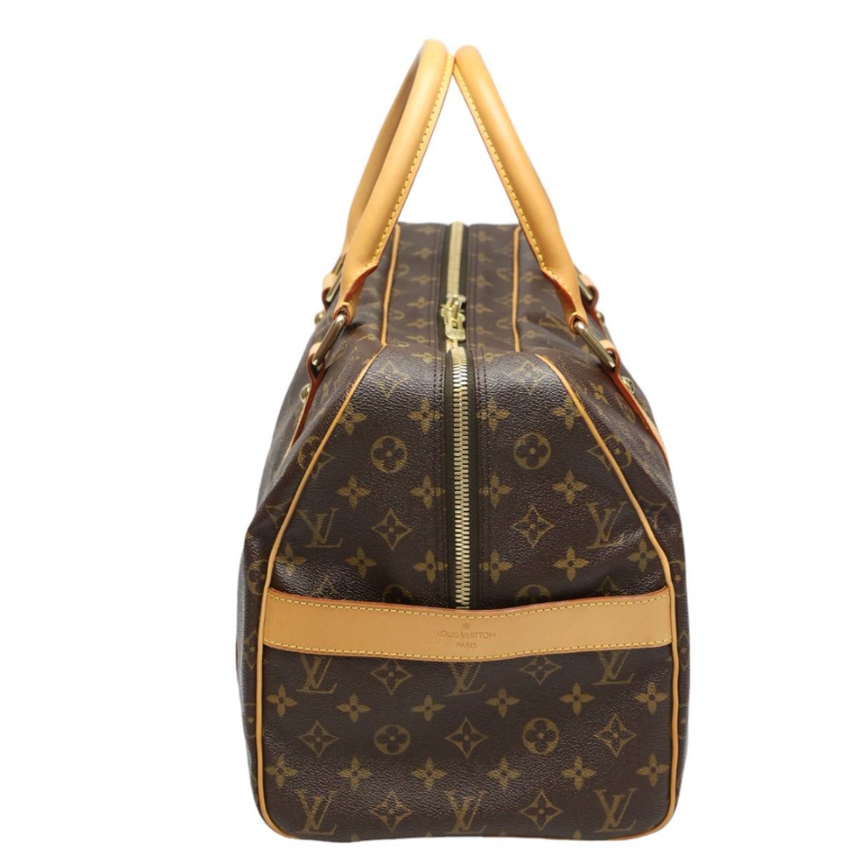 LOUIS VUITTON Boston Duffel bag M40074 Monogram canvas Brown Monogram Carryall