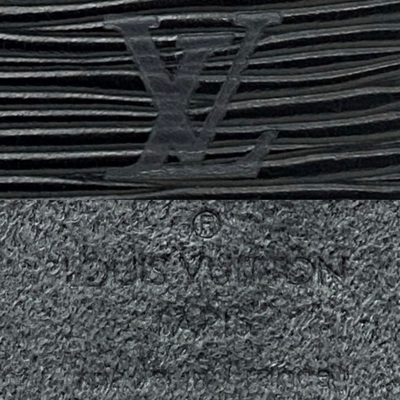 LOUIS VUITTON Handbag Epi Leather black Epi Cannes