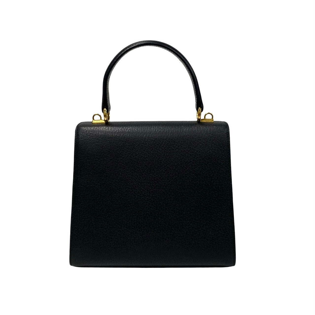 GUCCI Shoulder Bag leather black Ready lock