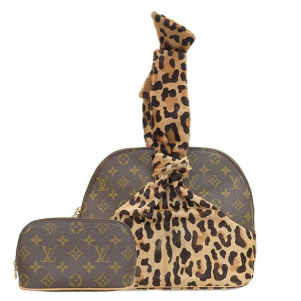 LOUIS VUITTON 1996 Made Azzedine Alaïa Monogram 100Th Anniversary Collection Brown