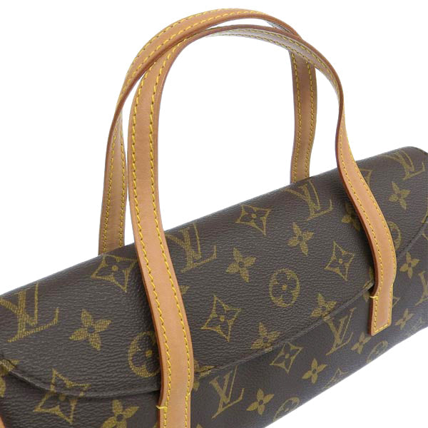 LOUIS VUITTON 2003 Made Cancas Monogram Sonatine Bronw