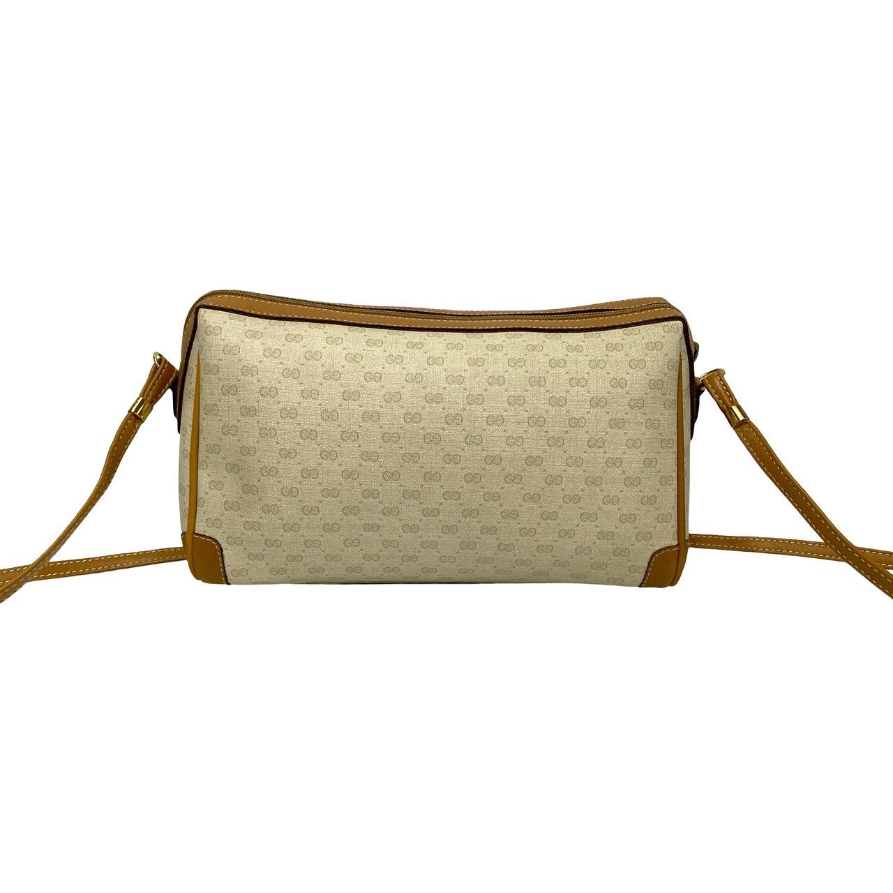 GUCCI Shoulder Bag leather Brown