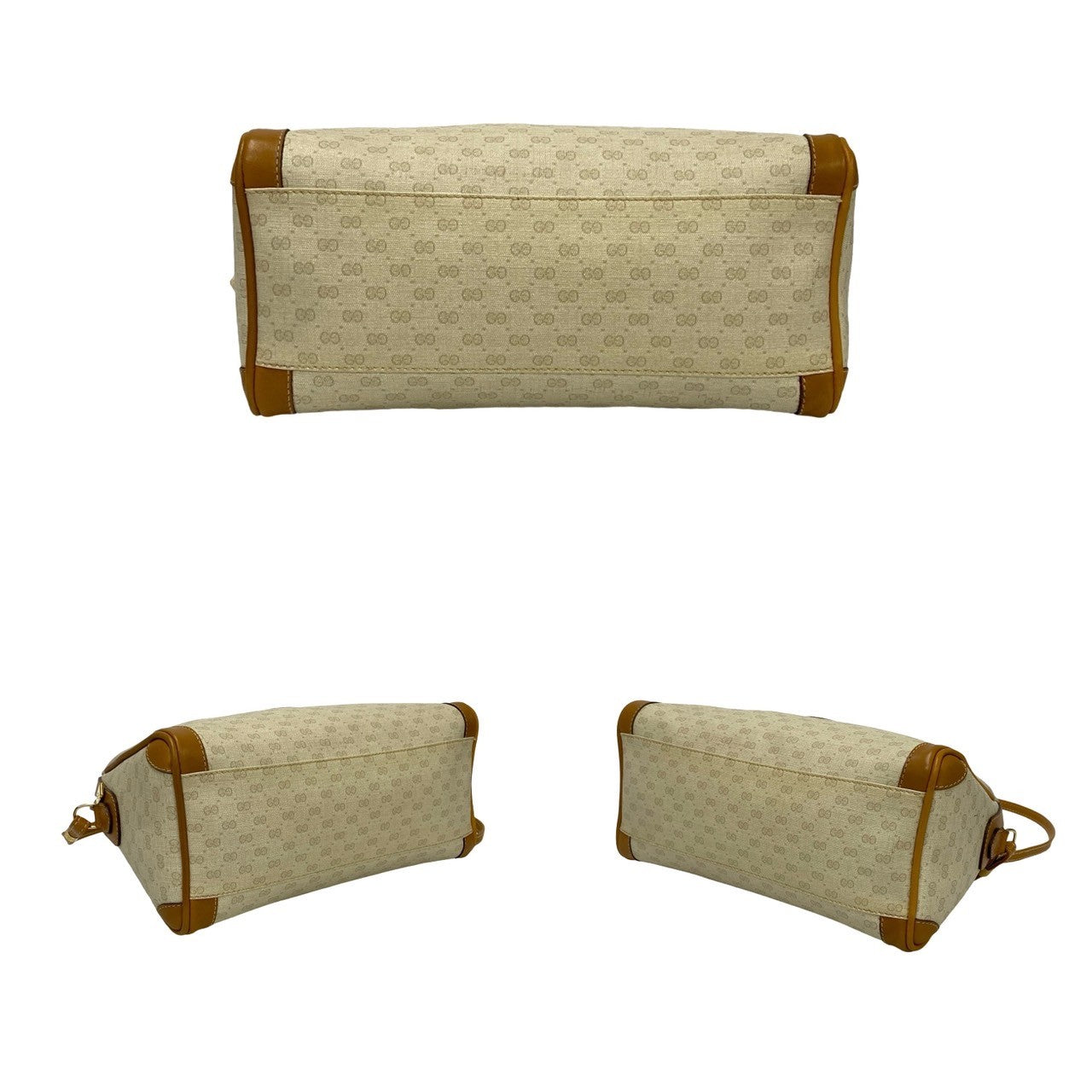 GUCCI Shoulder Bag leather Brown
