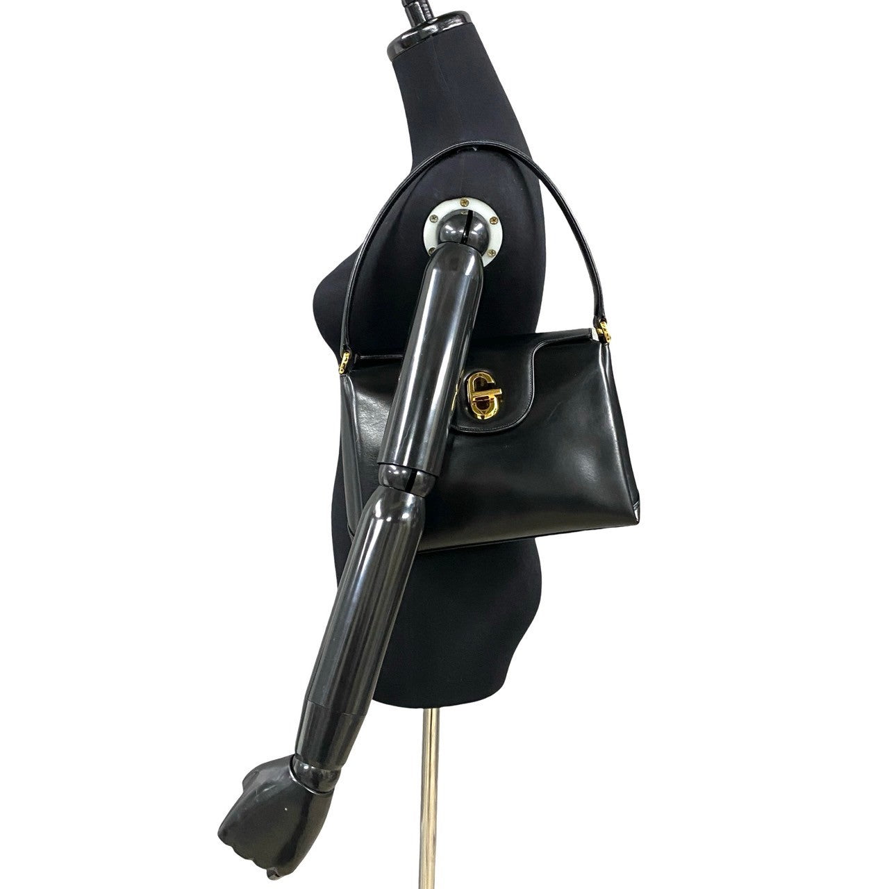 GUCCI Shoulder Bag leather black